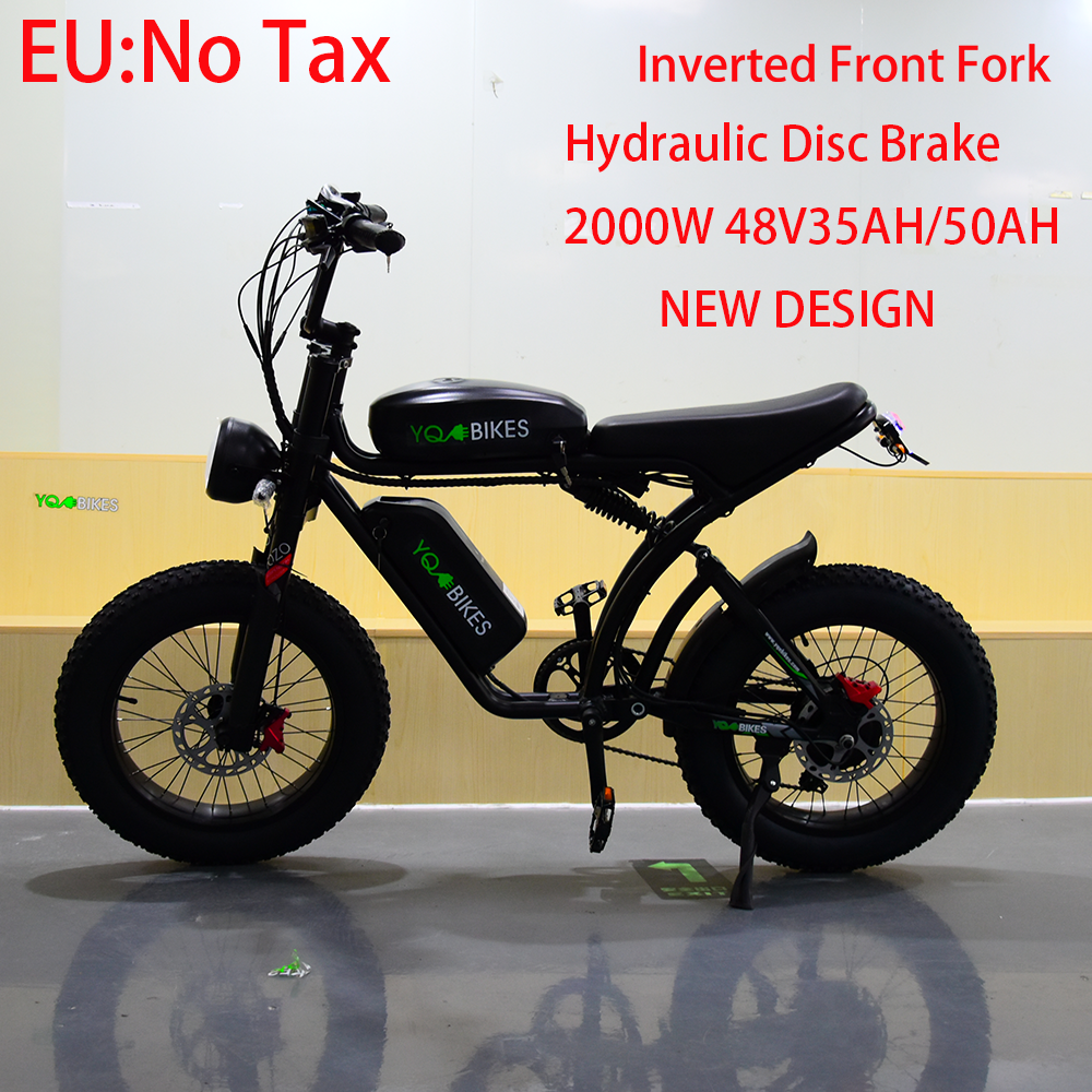 Y-Y3 New Modle Green Pedal Assisted Big Power off road Electric Bicycle 2000W 50Ah Electric Moun